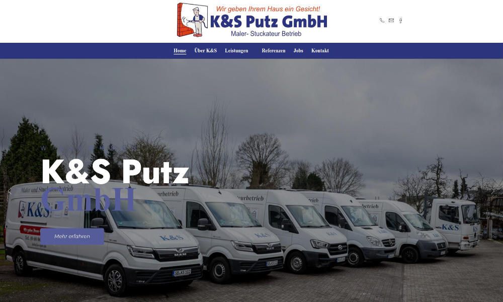 Referenz: Website k-s-putz.de