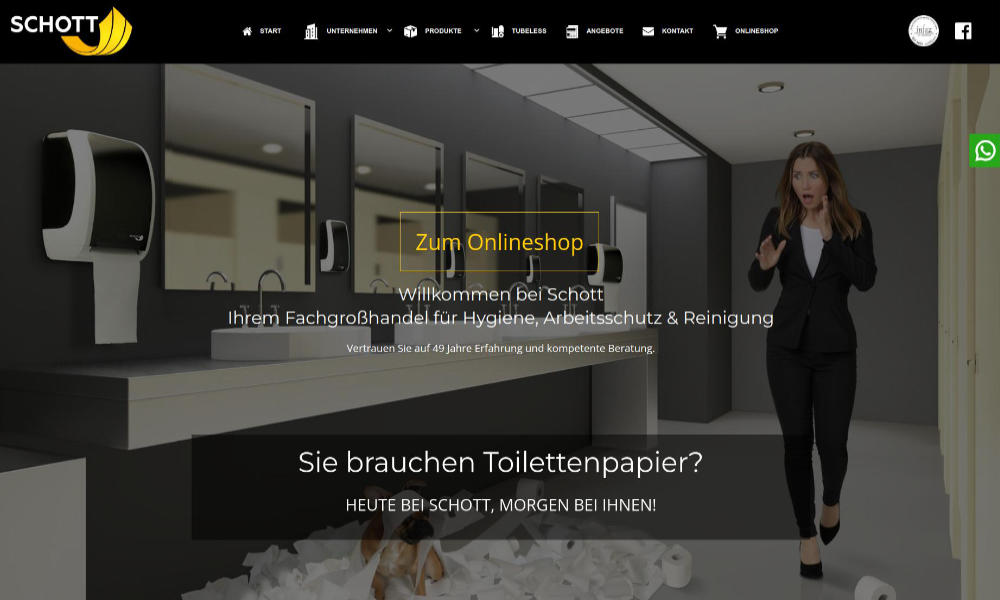 Referenz: Website schott-gmbh.de